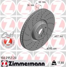 Zimmermann 150.2957.20 - Brzdový kotúč -
