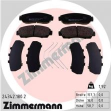 Zimmermann 24342.180.2 - Brzdové platničky -