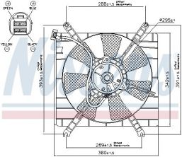 Nissens 85414 - Ventilátor motora -