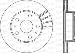 Open Parts BDA1152.20 - Brzdový kotúč -