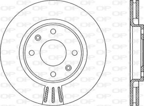 Open Parts BDA1901.20 - Brzdový kotúč -