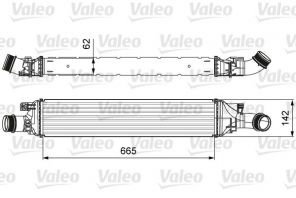Valeo 818643 - Chladič plniaceho vzduchu -