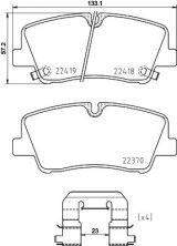 Brembo P 30 089 - Brzdové platničky -