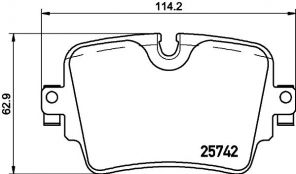 Brembo P 36 033 - Brzdové platničky -
