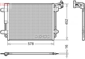 Denso DCN32067 - Kondenzátor