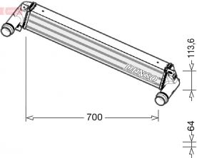 Denso DIT06010 - Chladič plniaceho vzduchu
