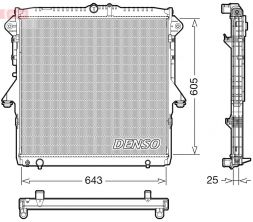Denso DRM10119 - Chladič vody
