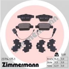 Zimmermann 23714.175.1 - Brzdové platničky -
