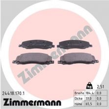 Zimmermann 24418.170.1 - Brzdové platničky -