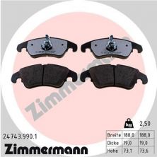 Zimmermann 24743.990.1 - Brzdové platničky -