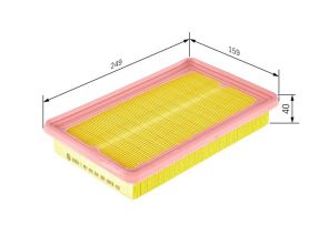 Bosch 1 457 433 290 - Vzduchový filter