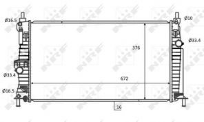 NRF 59068 - Chladič vody -