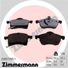 Zimmermann 23057.995.1 - Brzdové platničky -