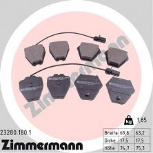 Zimmermann 23280.180.1 - Brzdové platničky -