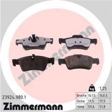 Zimmermann 23924.980.1 - Brzdové platničky -