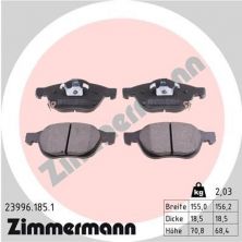 Zimmermann 23996.185.1 - Brzdové platničky -
