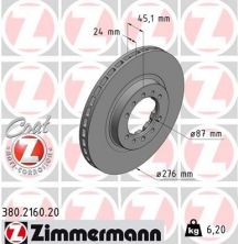 Zimmermann 380.2160.20 - Brzdový kotúč -