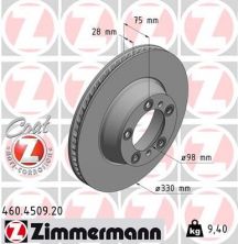 Zimmermann 460.4509.20 - Brzdový kotúč -