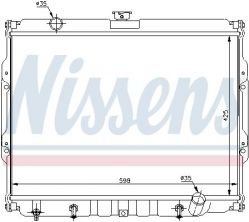 Nissens 67047 - Chladič vody -