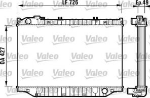 Valeo 732415 - Chladič vody -