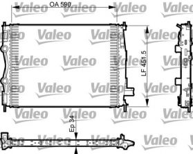 Valeo 735380 - Chladič vody -