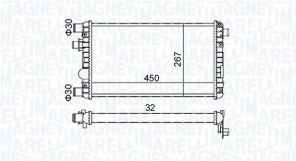 Magneti Marelli 350213191300 - Chladič vody -