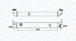 Magneti Marelli 351319204410 - Chladič plniaceho vzduchu