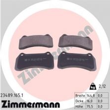 Zimmermann 23489.165.1 - Brzdové platničky -