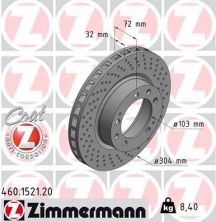 Zimmermann 460.1521.20 - Brzdový kotúč -