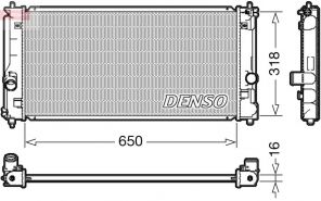 Denso DRM50081 - Chladič vody