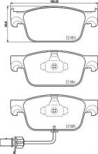 Brembo P 85 153X - Brzdové platničky -