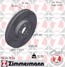 Zimmermann 150.3478.54 - Brzdový kotúč -