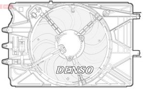 Denso DER09070 - Ventilátor motora