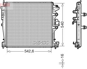Denso DRM01004 - Chladič vody