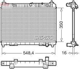 Denso DRM10113 - Chladič vody