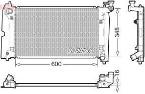 Denso DRM50110 - Chladič vody