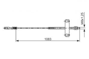 Bosch 1 987 482 194 - Brzdové lano -