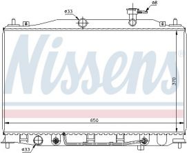 Nissens 67503 - Chladič vody -