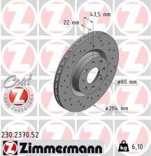 Zimmermann 230.2370.52 - Brzdový kotúč -