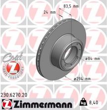 Zimmermann 230.6270.20 - Brzdový kotúč -