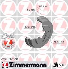 Zimmermann 250.1749.20 - Brzdový bubon -