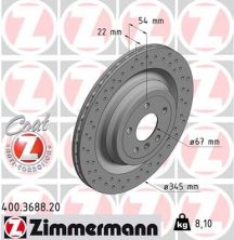 Zimmermann 400.3688.20 - Brzdový kotúč -