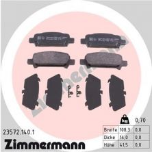 Zimmermann 23572.140.1 - Brzdové platničky -