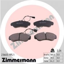 Zimmermann 23603.195.1 - Brzdové platničky -