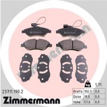 Zimmermann 23711.190.2 - Brzdové platničky -