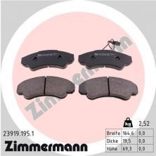 Zimmermann 23919.195.1 - Brzdové platničky -