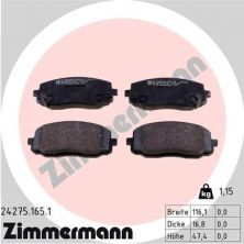 Zimmermann 24275.165.1 - Brzdové platničky -
