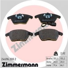 Zimmermann 24696.200.2 - Brzdové platničky -