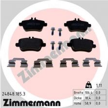 Zimmermann 24848.185.3 - Brzdové platničky -