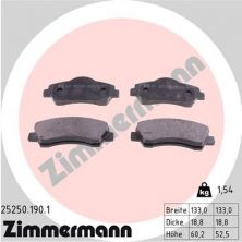 Zimmermann 25250.190.1 - Brzdové platničky -